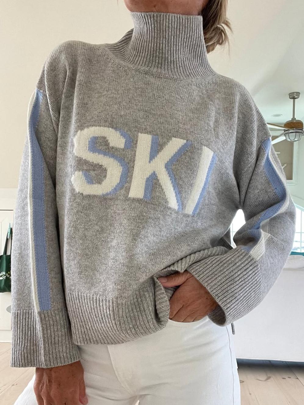 Retro Ski coltrui van kasjmier
