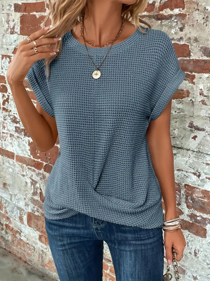 Ellis™ | Elegante blouse met ronde hals
