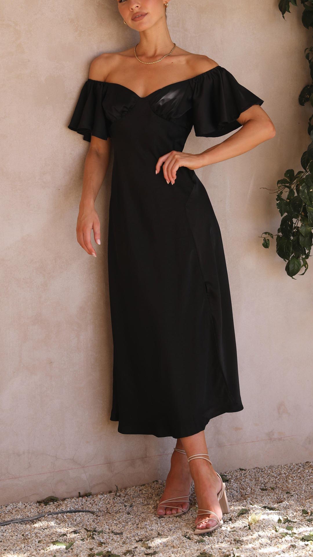 Rosa | Elegant Off Shoulder Dress