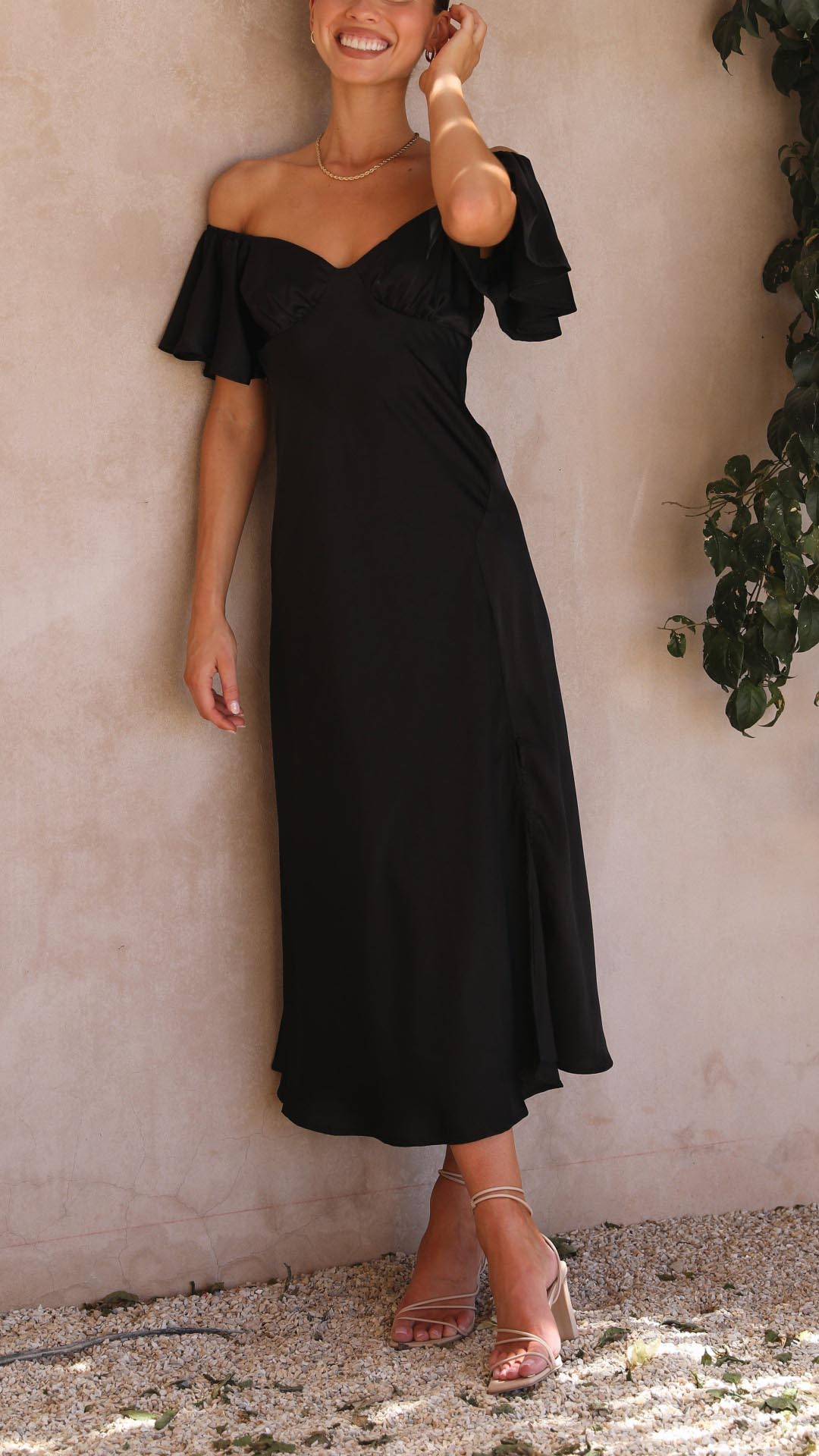 Rosa | Elegant Off Shoulder Dress