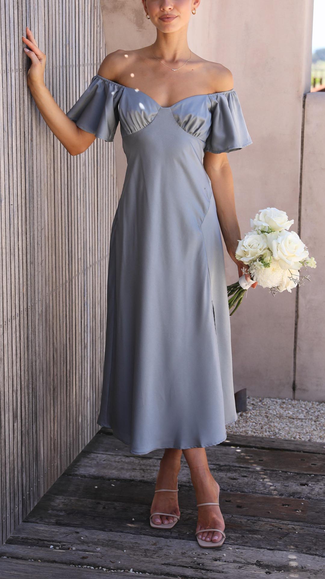 Rosa | Elegant Off Shoulder Dress