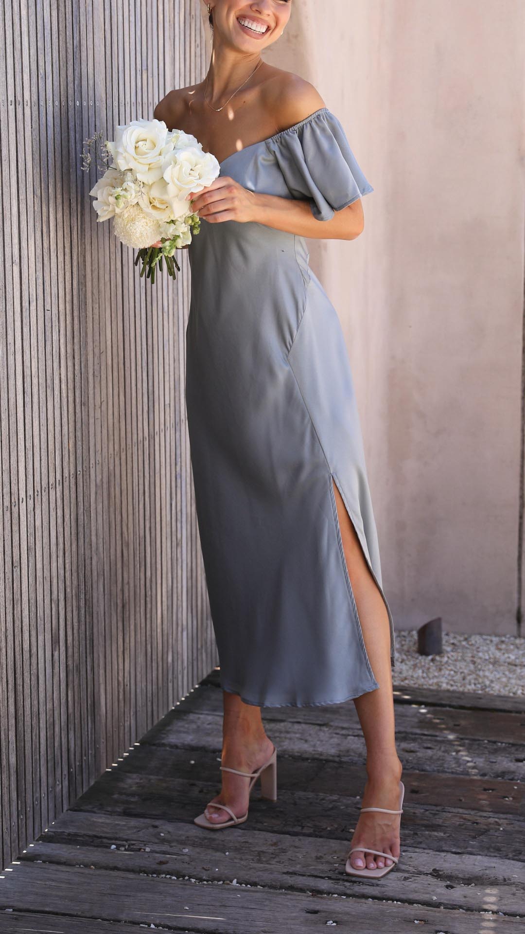 Rosa | Elegant Off Shoulder Dress
