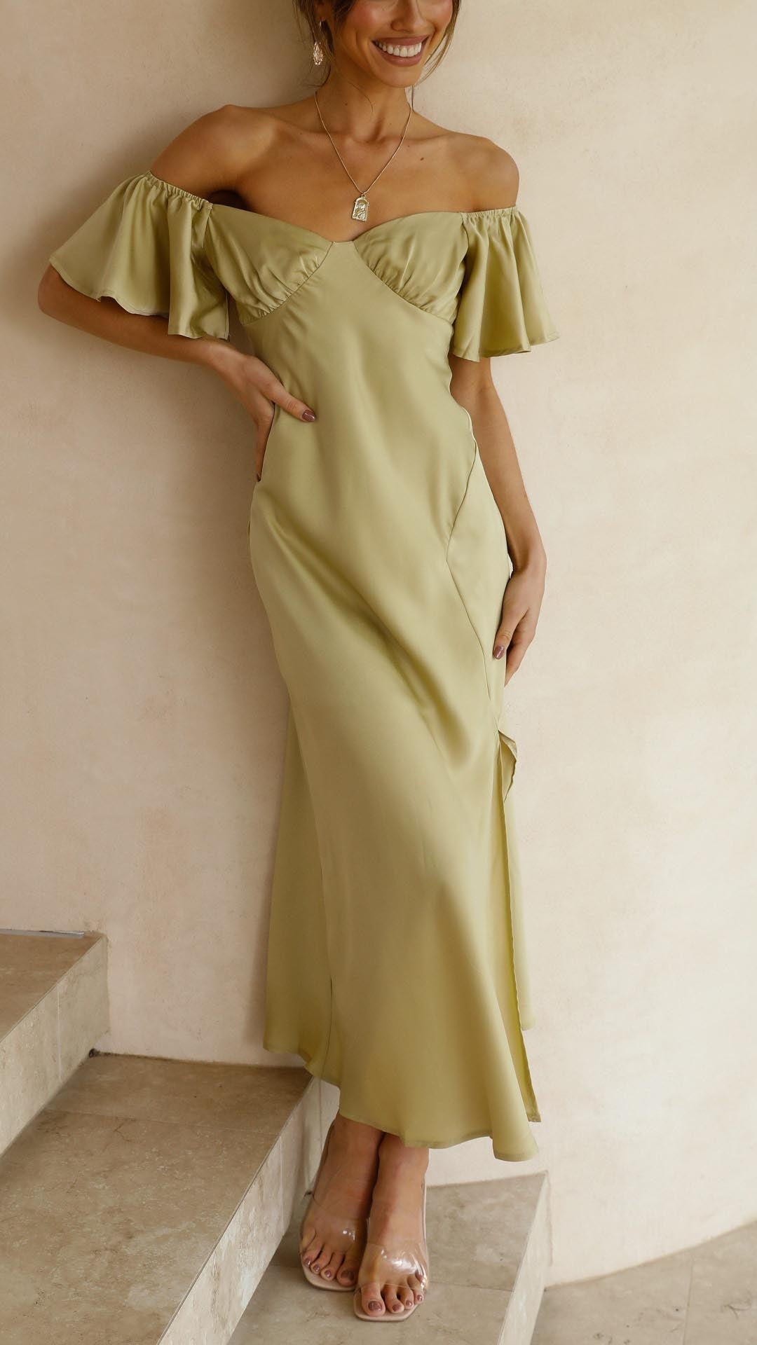 Rosa | Elegant Off Shoulder Dress