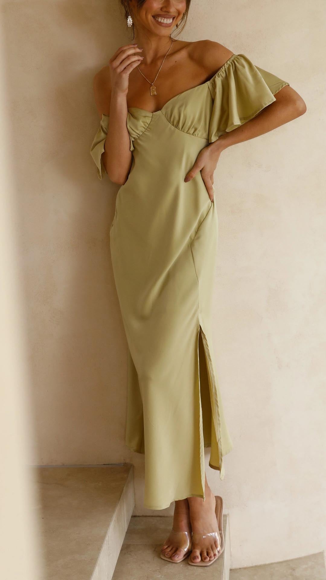 Rosa | Elegant Off Shoulder Dress