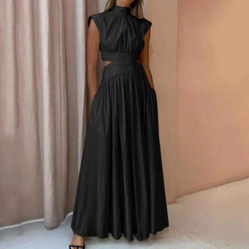 Eleanor | Chic Pleated Cutout Dress