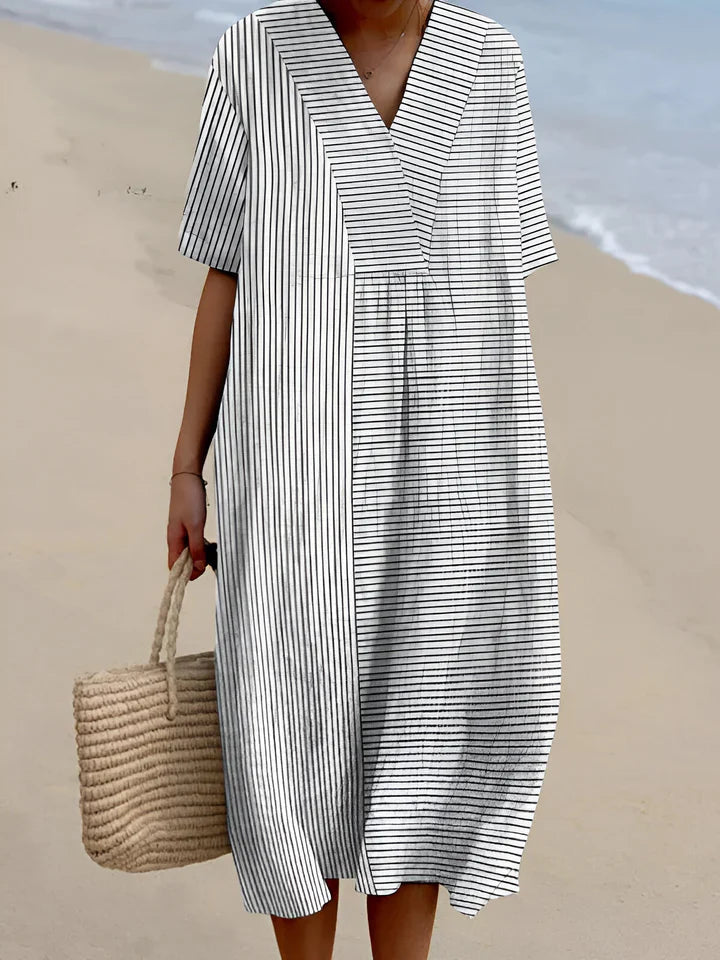 Pomeline | Elegant Geometric Dress