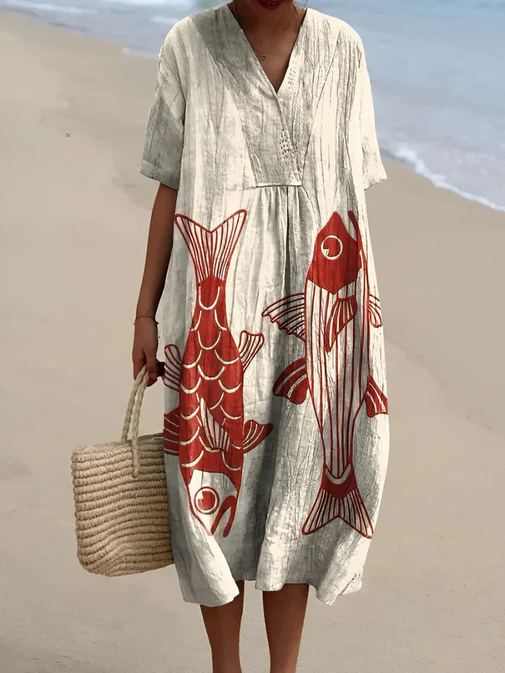 Pomeline | Elegant Geometric Dress