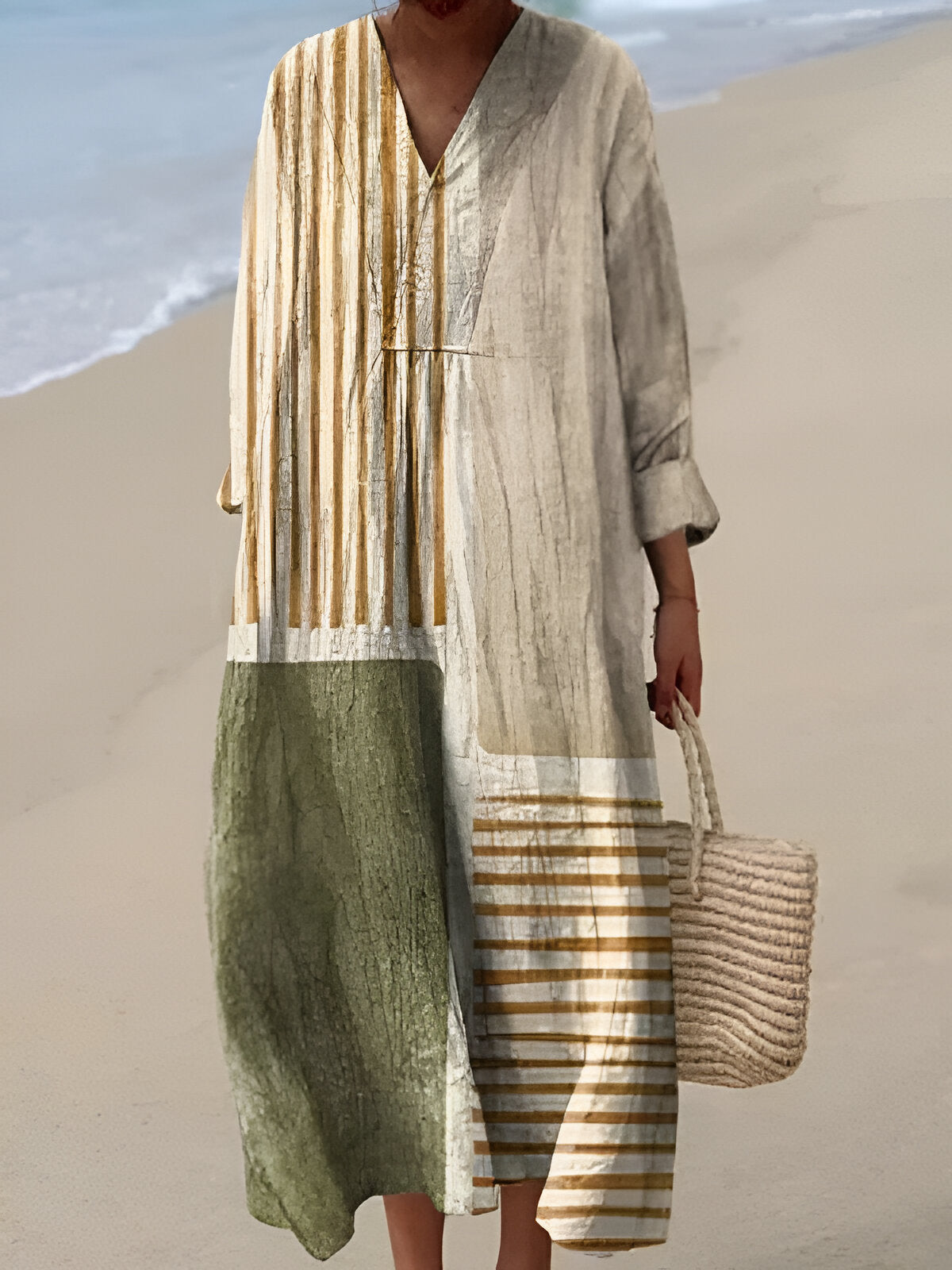 Pomeline | Elegant Geometric Dress