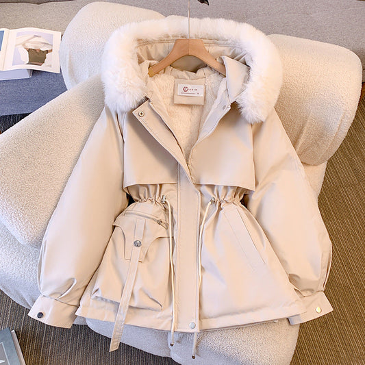 Amy™ - Elegant winter coat with fur