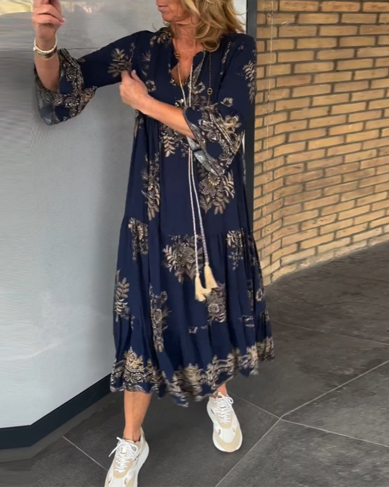 Susan | Elegant Boho Maxi Dress