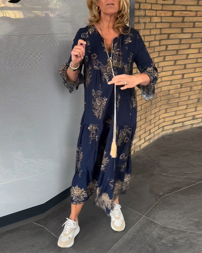 Susan | Elegant Boho Maxi Dress