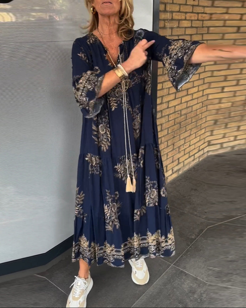 Susan | Elegant Boho Maxi Dress