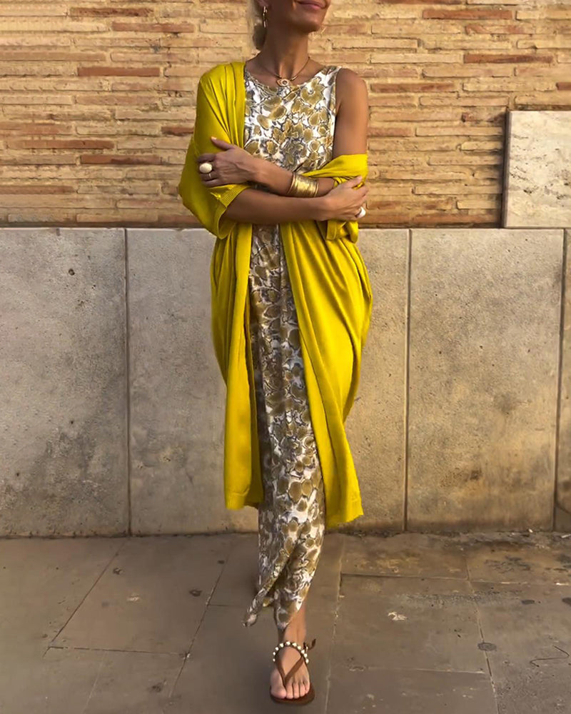 Lois | Relaxed Patterned Jumpsuit Set