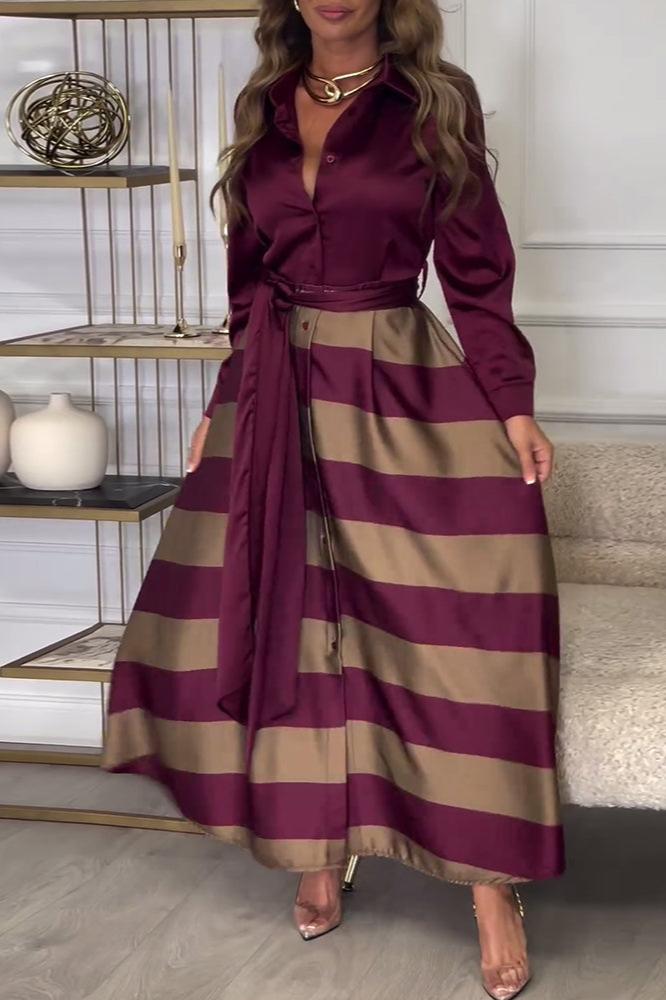 Elisa™ | Gestreepte Jurk