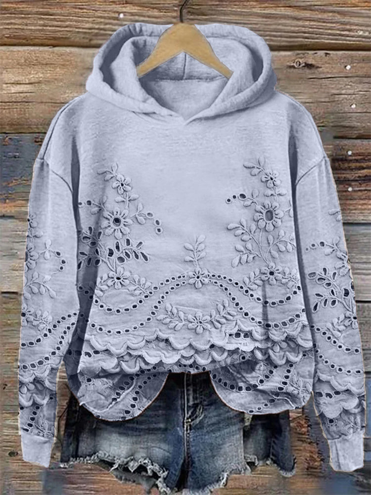 Verity | Relaxed-Fit Casual Embroidered Hoodie