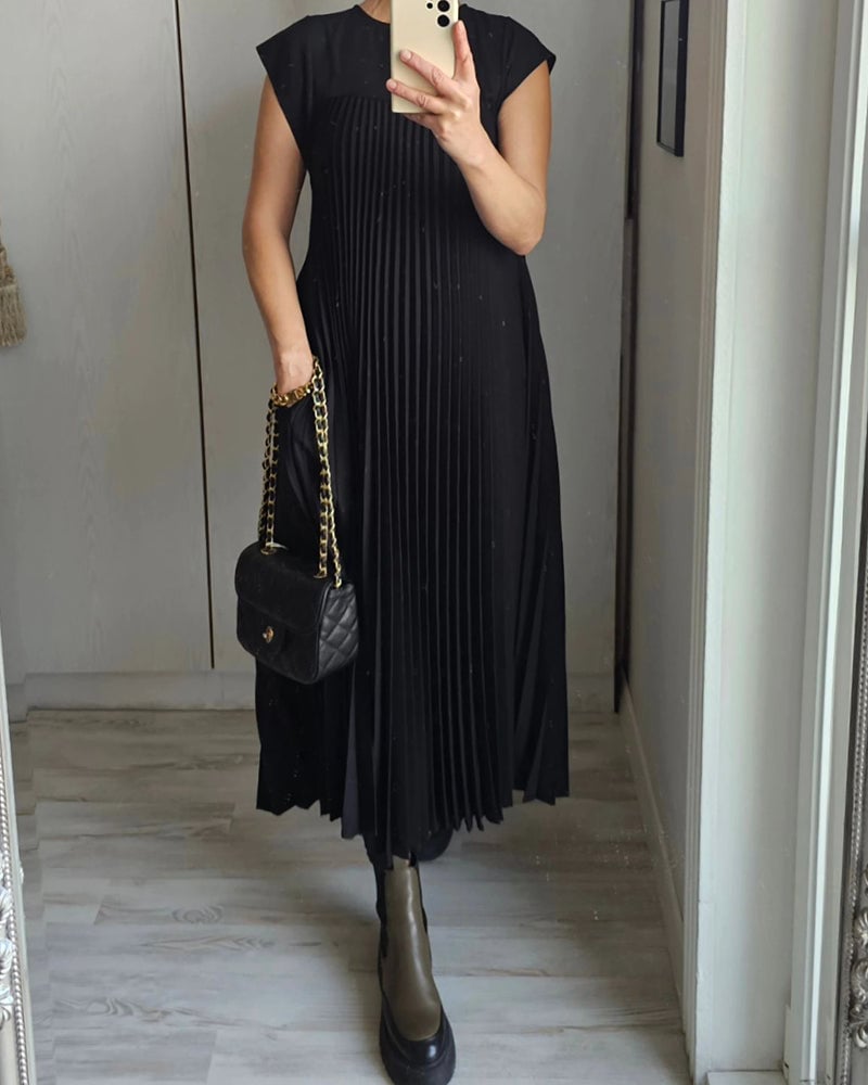 Joyce™ | Elegant Geplooide Jurk