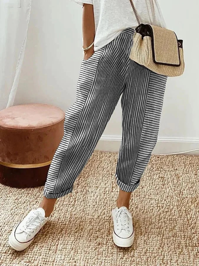 Tineke™ | Casual linnenbroek
