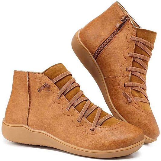 Nina™ - Comfortable leather ankle boots for everyday use
