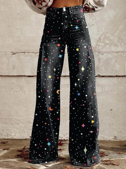 Annette | Chic Relaxed Palazzo Jeans