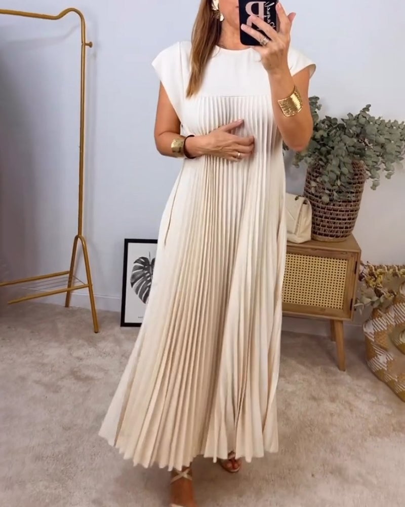 Joyce™ | Elegant Geplooide Jurk