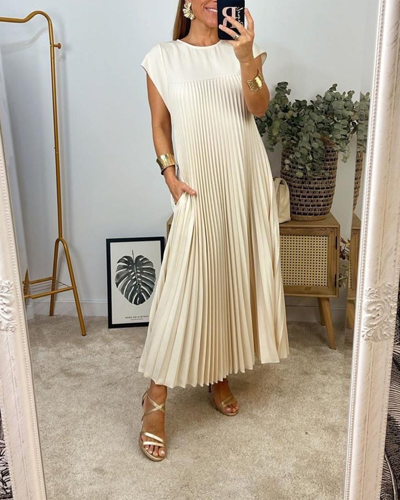 Joyce™ | Elegant Geplooide Jurk