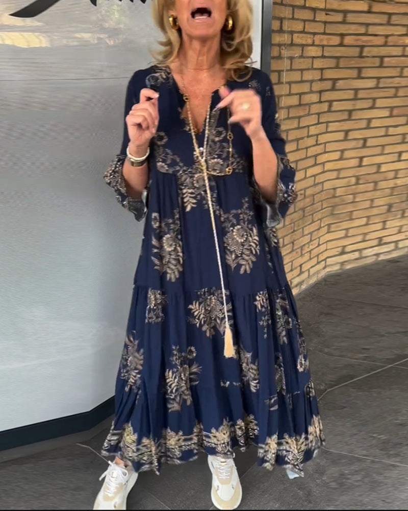 Susan | Elegant Boho Maxi Dress