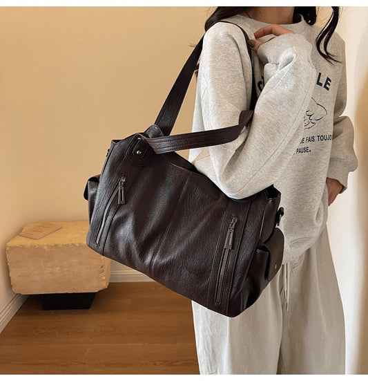 Bianca | Stylish Zip Detail Shoulder Bag