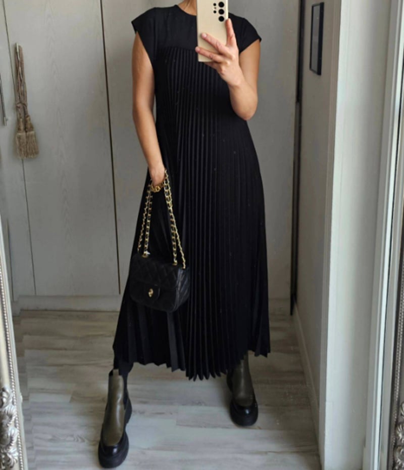 Joyce™ | Elegant Geplooide Jurk