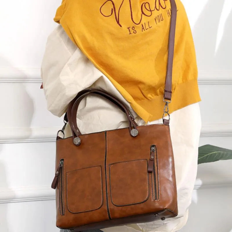 Ilse™ Leather shoulder bag