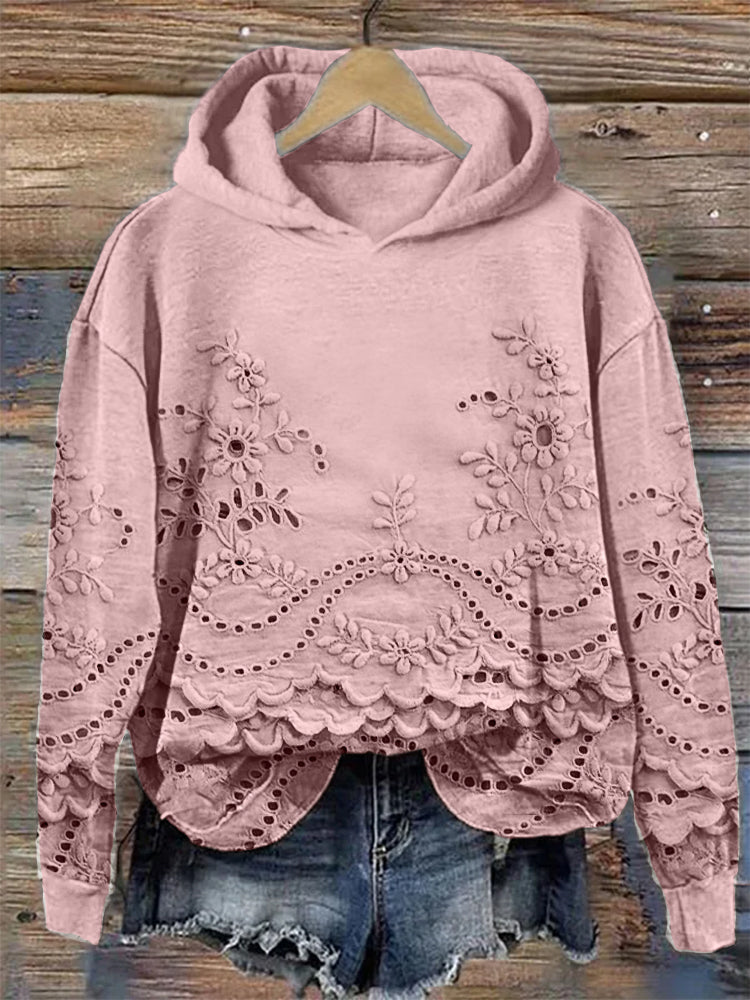 Verity | Relaxed-Fit Casual Embroidered Hoodie