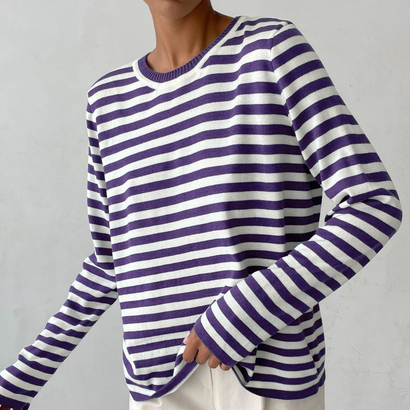 Emma | Casual Striped Knit Top