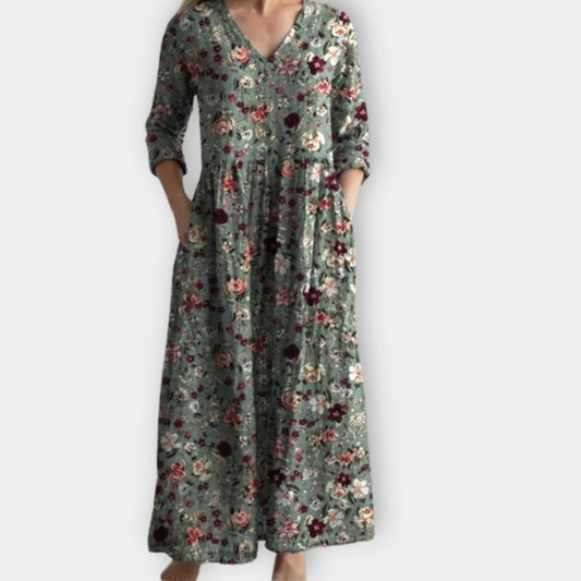 Delaney | Comfortable Floral Maxi Dress