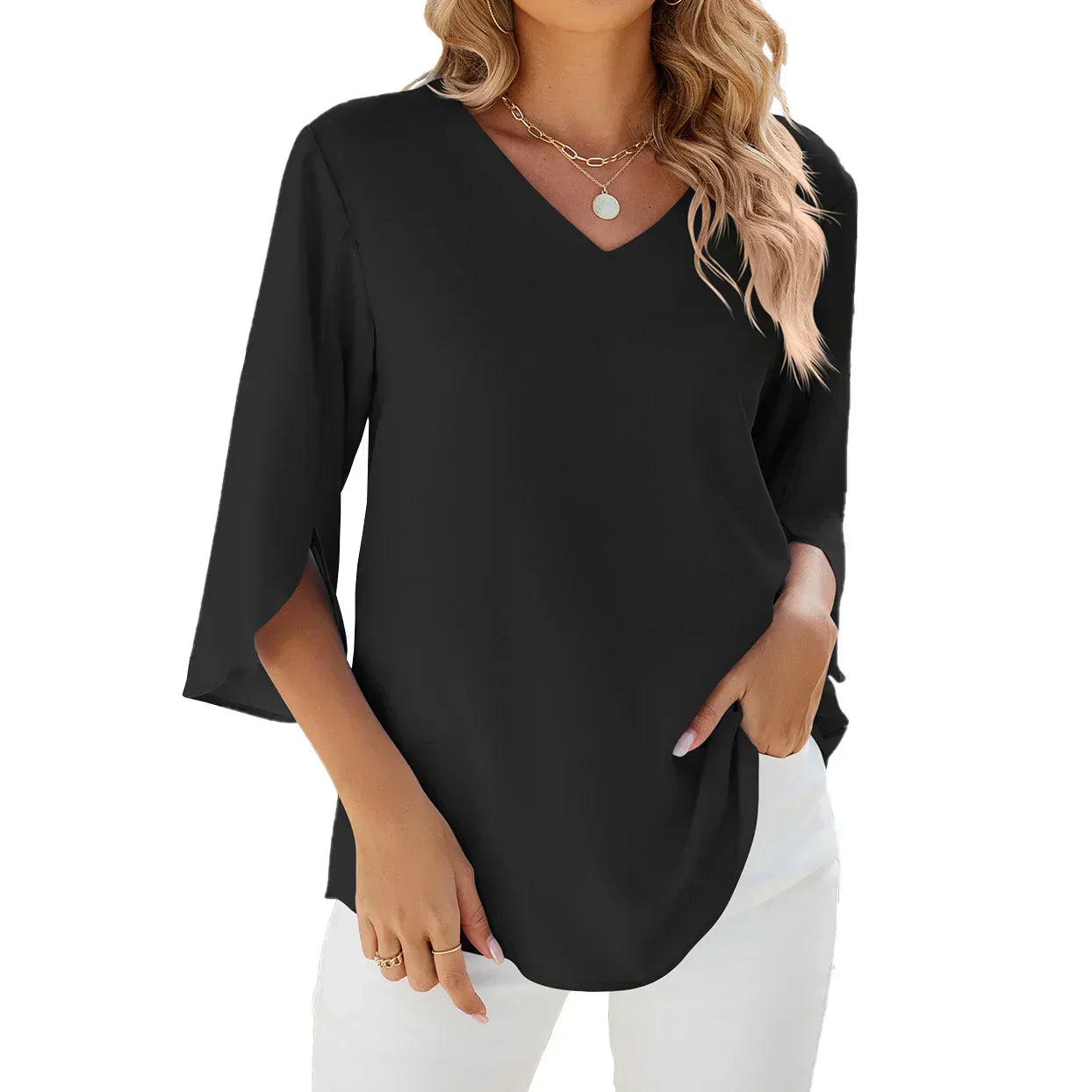 Chloe | V-neck Blouse