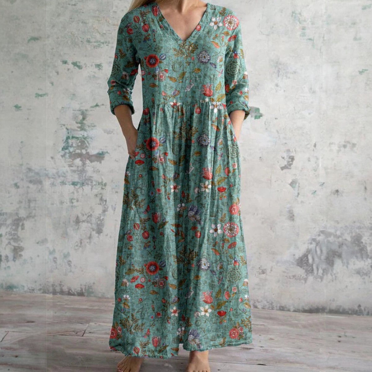 Ineke™ | Elegante bloemen jurk