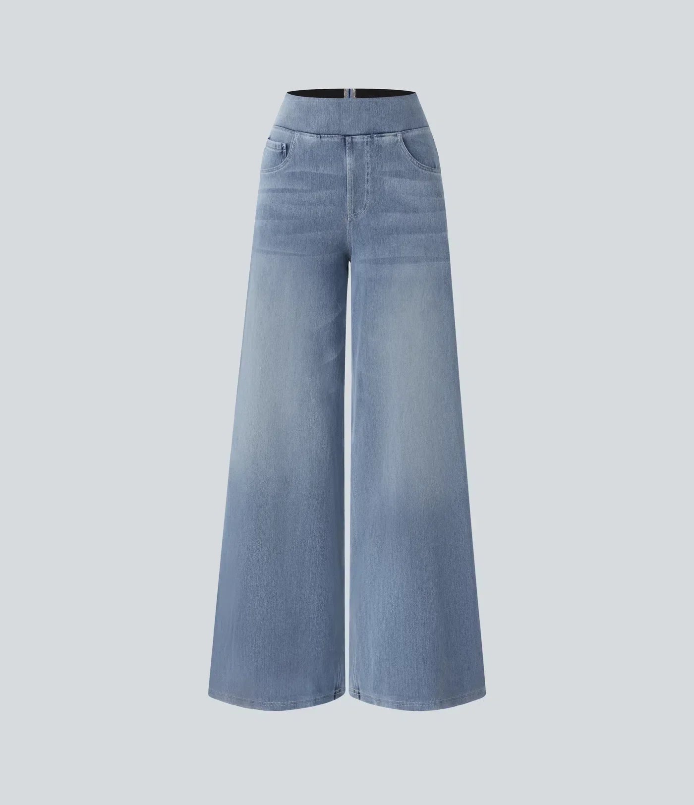 Evie™ | Comfy Elastische Broek met Hoge Taille