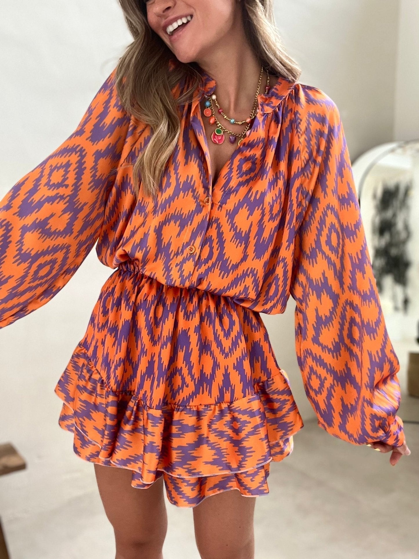 Madelief™ | Elegante geplooide jurk