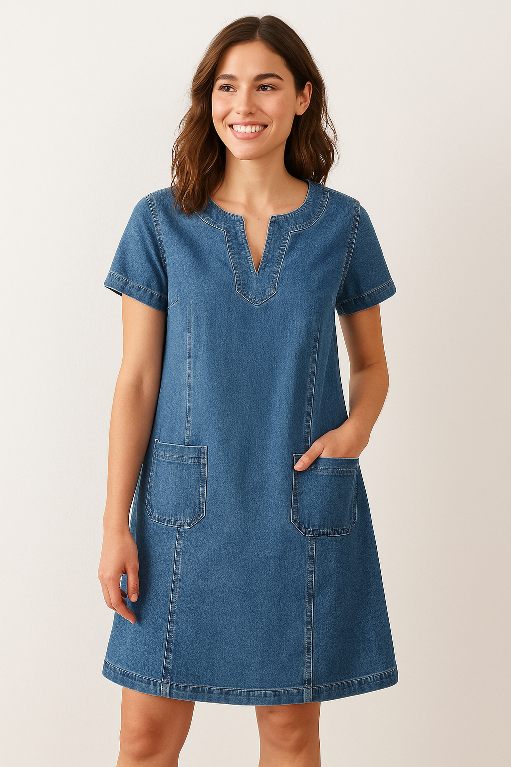 Sofia | Casual Relaxed Pocket Dress