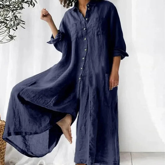 Rut™ | Oversized Linen Jumpsuit