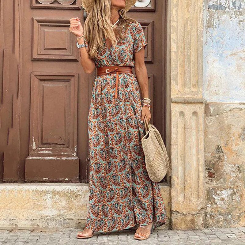 Karin™ | Elegante Ibiza-style jurk - Inclusief riem