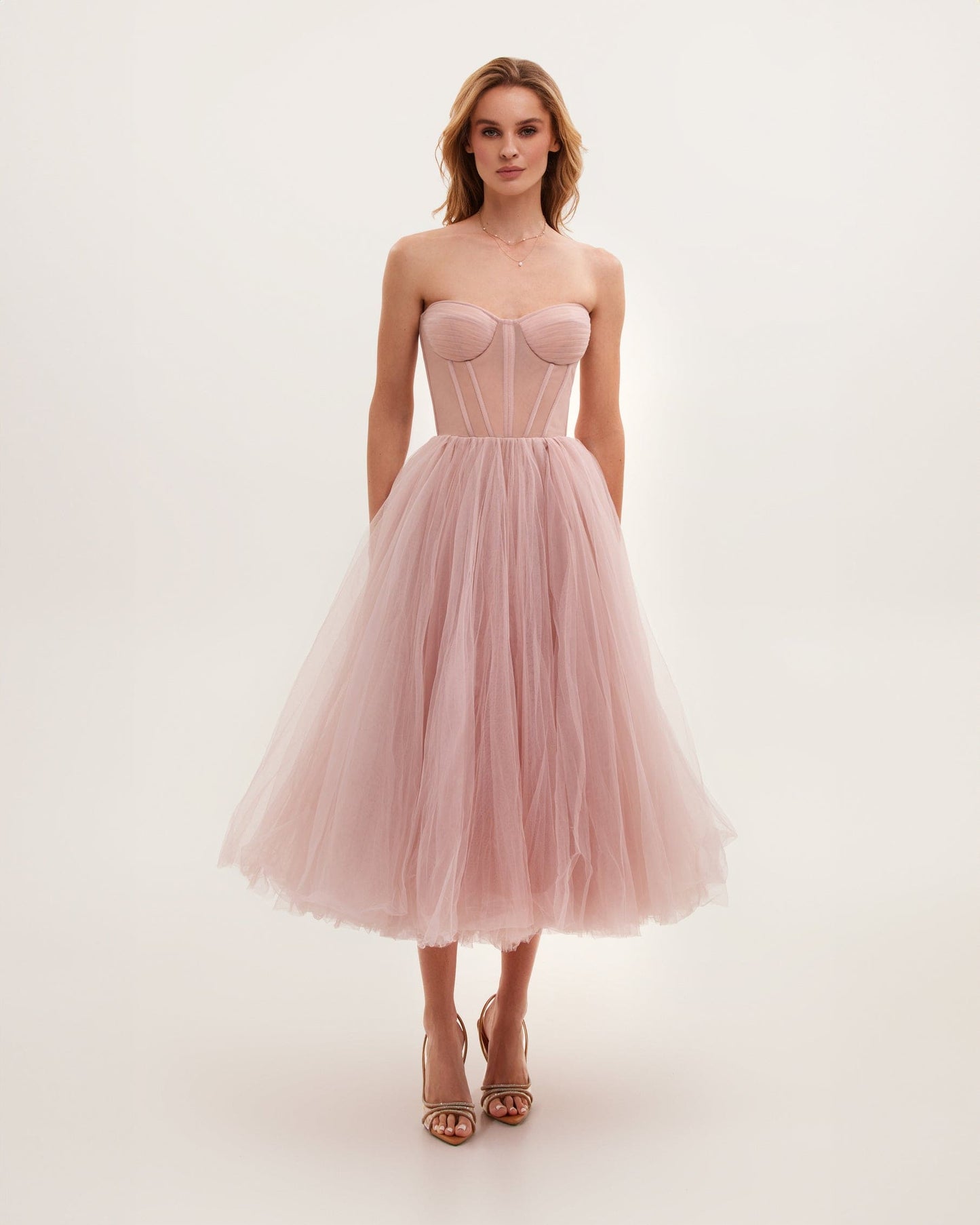Anna | Elegant Strapless Tulle Dress