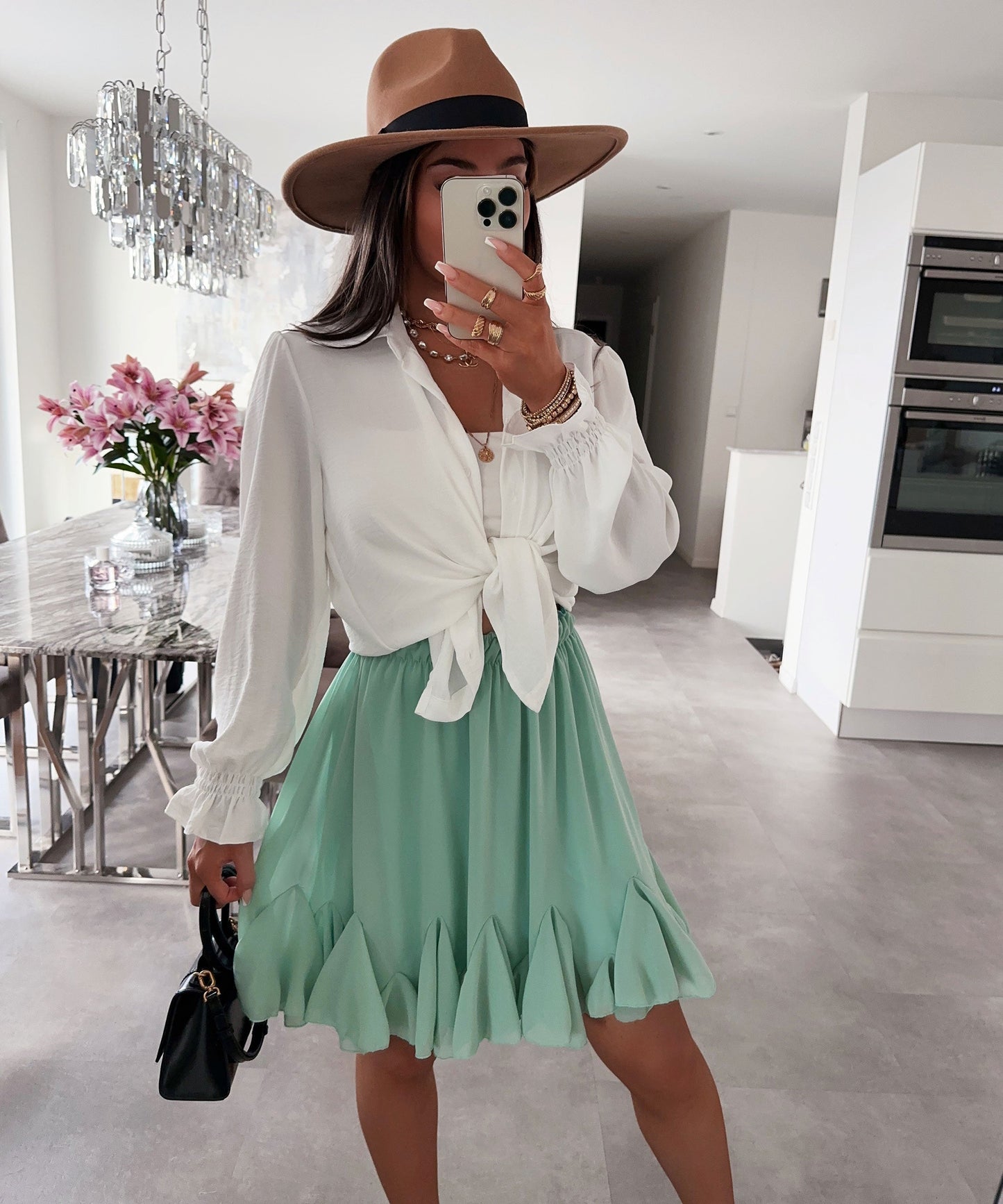 Candice | Elegant Long Sleeve Buttoned Blouse