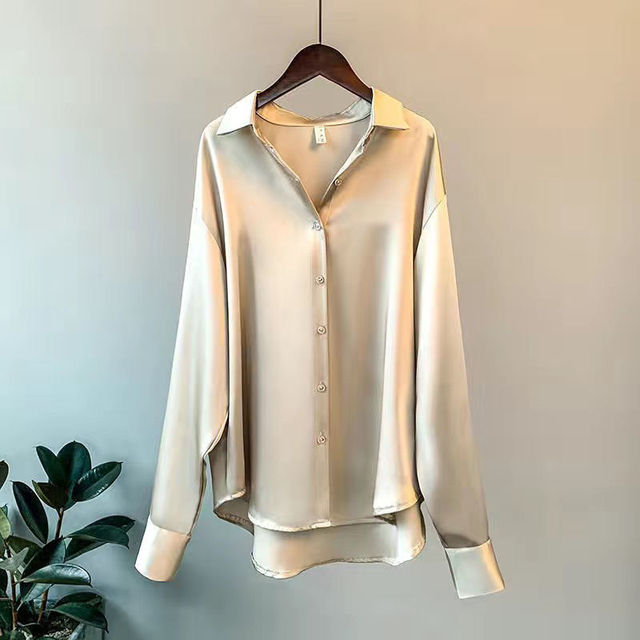 Ladies satin shirt