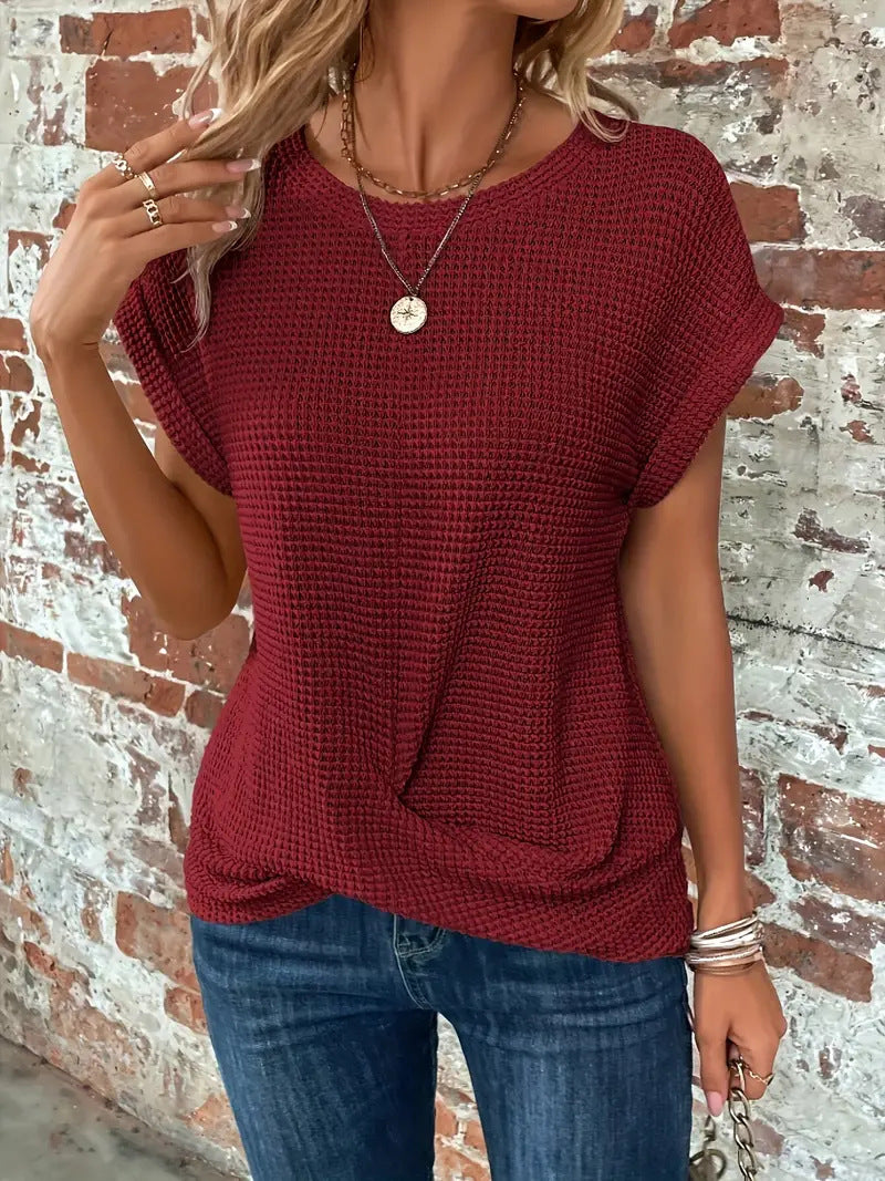 Ellis™ | Elegante blouse met ronde hals