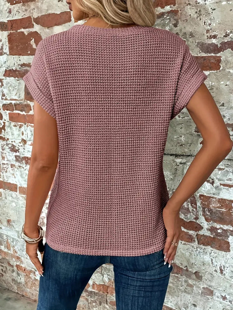 Ellis™ | Elegante blouse met ronde hals