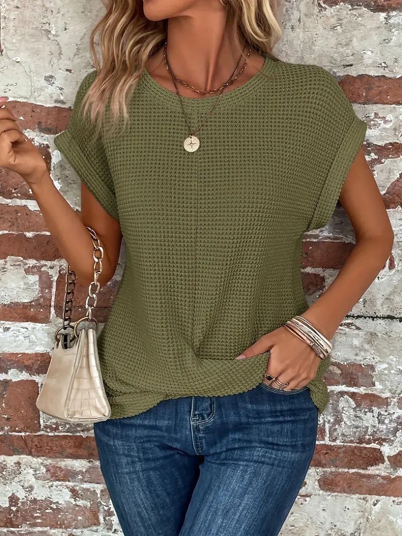 Ellis™ | Elegante blouse met ronde hals
