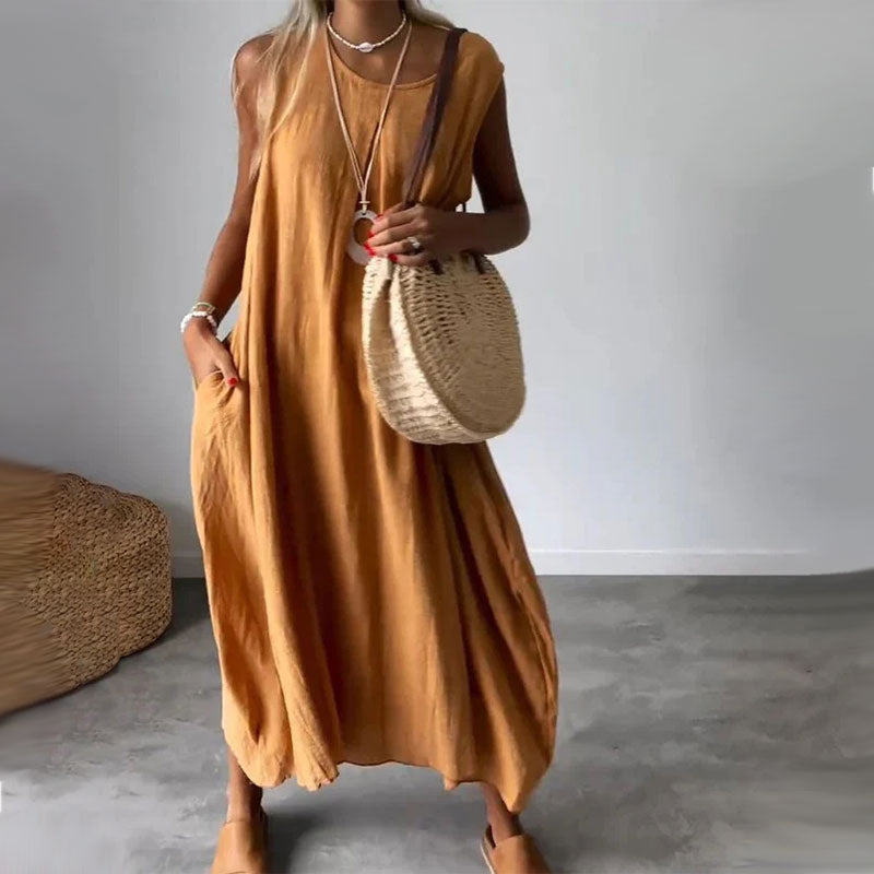 Caroline™ | Elegante jurk met zakken