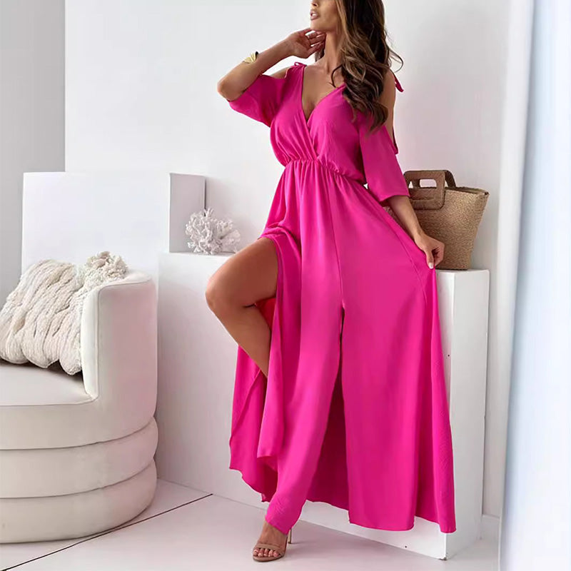 Lena™ | Split jurk