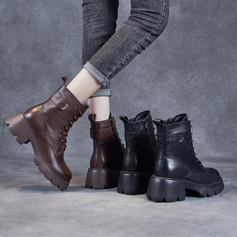 Women's orthopedic leather boots - perfect gift