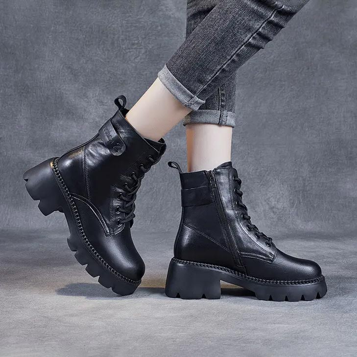 Women's orthopedic leather boots - perfect gift