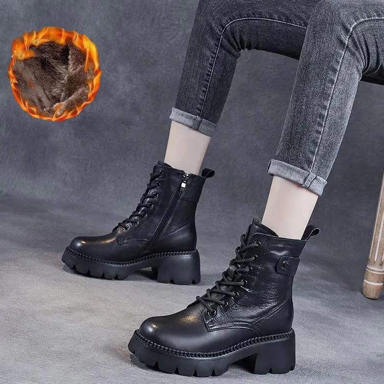 Women's orthopedic leather boots - perfect gift